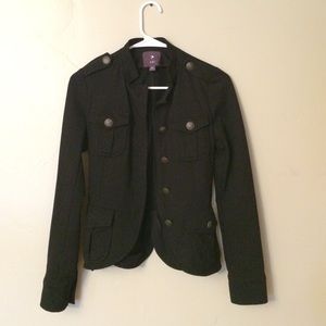 cute Fall/winter black military jacket