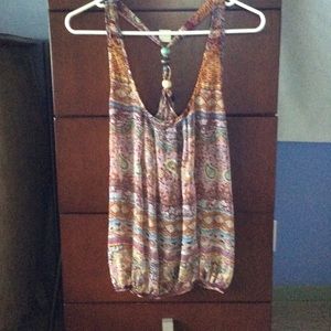 Racerback tank top
