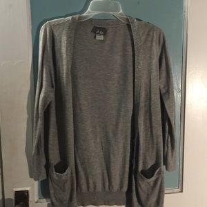 Plus size Grey cardigan
