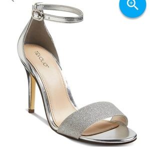 Tevolio silver stilettos