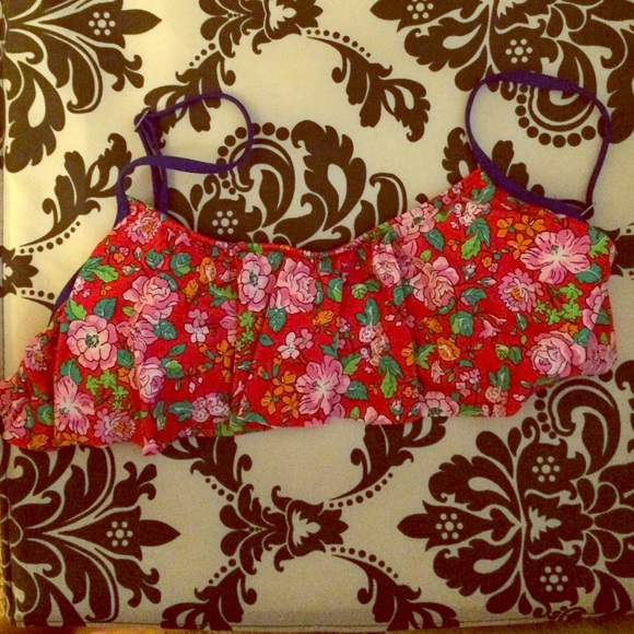 Abercrombie & Fitch Floral Swim Top