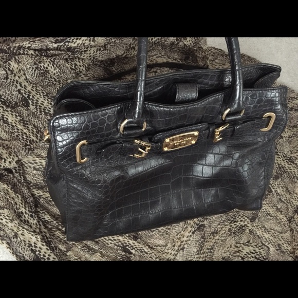 Michael Kors crocodile bag (handles & strap)