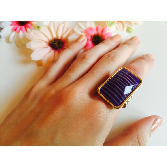 Purple statement ring!