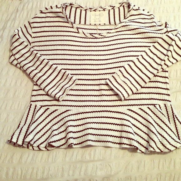 Cozy peplum thermal