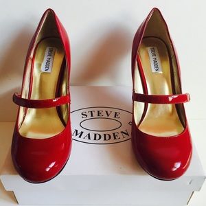 Steve Madden red heels!