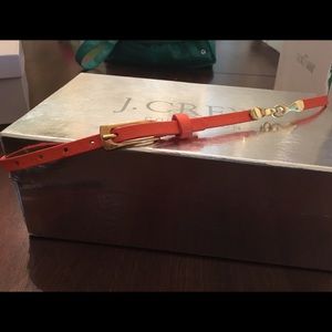 Via Spiga orange belt