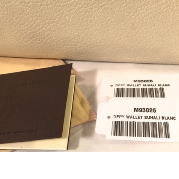 SOLD SOLD Louis Vuitton Suhali Cream Zippy Wallet - Picture 3 of 4