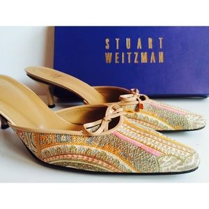 Stuart Weitzman low slip on heels!