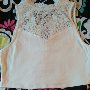 GORGEOUS lace crop top!