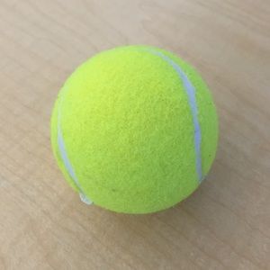 Tennis ball necklace