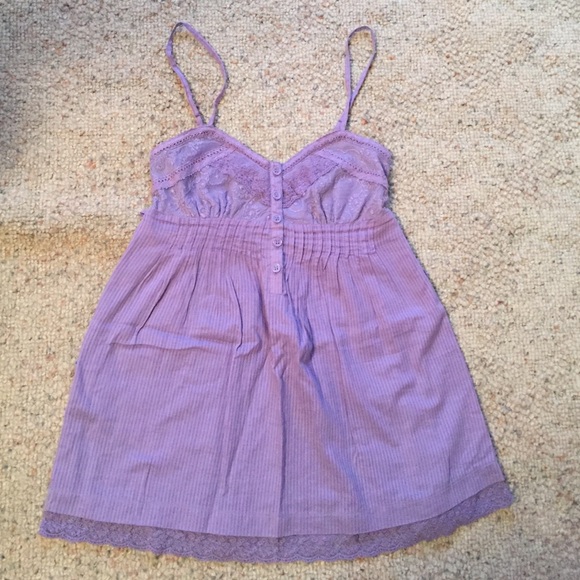 Pacsun purple lacy top - Picture 1 of 2