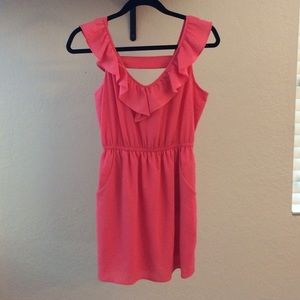 Forever 21 coral dress sz SM