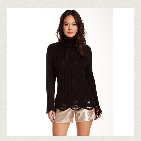 Sunaj distressed Turtleneck sweater. - Picture 4 of 4