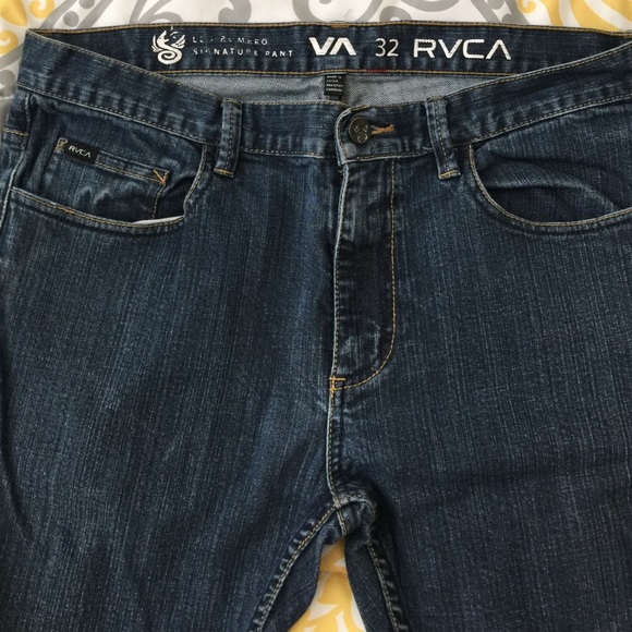 RVCA men's boot cut jeans