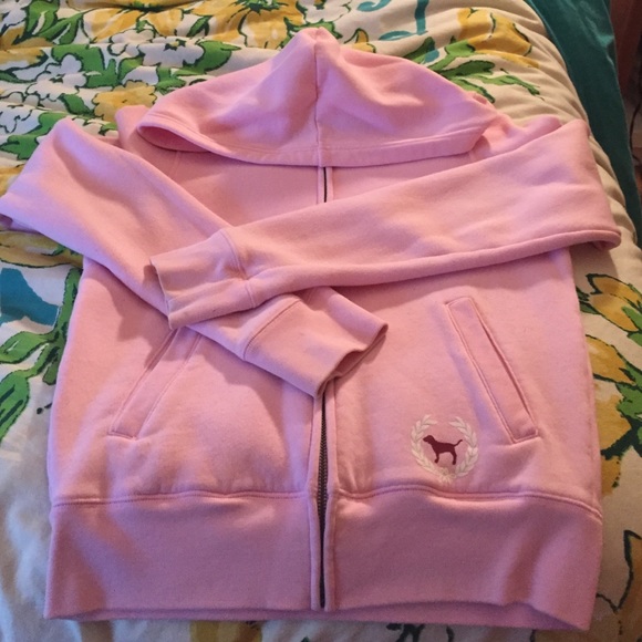 Pink sweat jacket