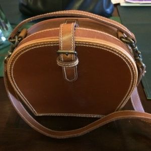 Cute leather saddle bag