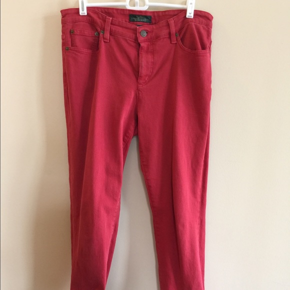 Ralph Lauren red jeans size 12
