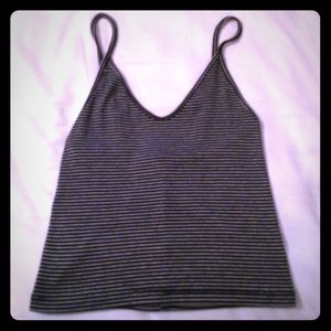 Pacsun striped crop top