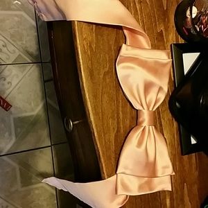 Custom made belt peach color