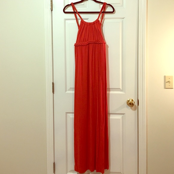 Max Studio Orange Maxi