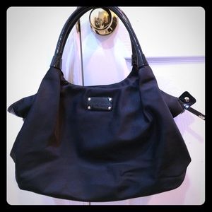 Kate Spade Black Nylon Stevie Satchel