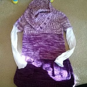 Long sleeve girls sweater