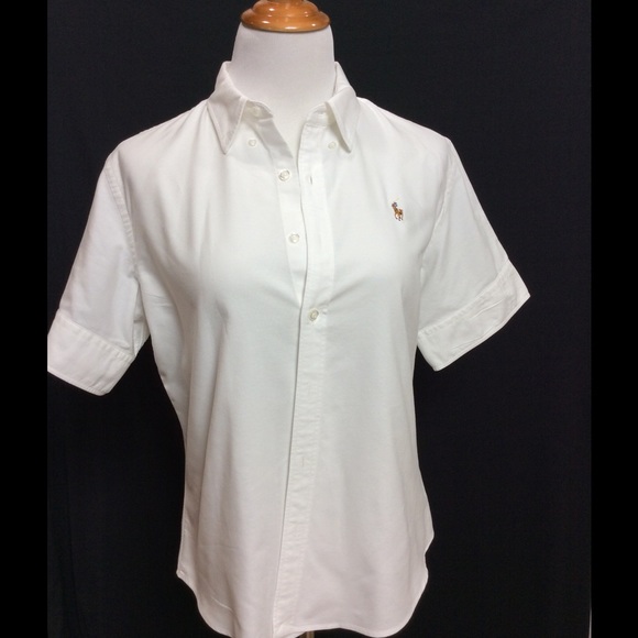 Ralph Lauren 100%Cotton Button Down Blouse