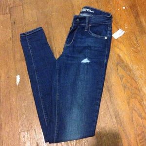 New distressed super skinny jeans, Never Worn