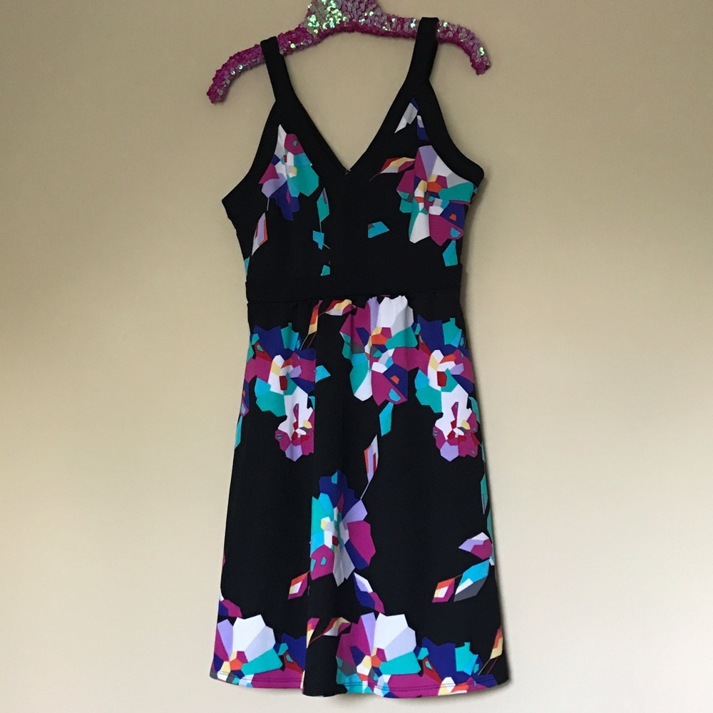 Nicole Miller Sleeveless Print Dress