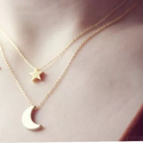 Jewelry - Stylish and cute Moon star necklace