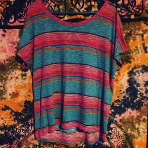 Striped Torrid shirt