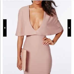 Crepe Sleeved Mini Dress