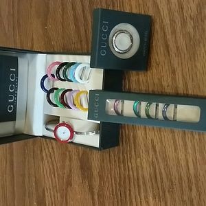 FLASH SALE. Gucci bangle watch with 17 Bezels