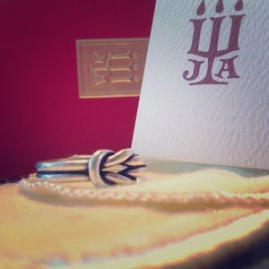 James Avery lovers Knot size 7