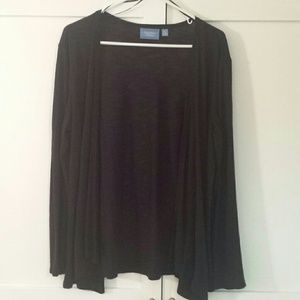 Black Sheer Cardigan
