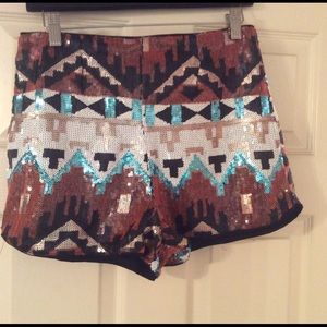 Sequin Shorts