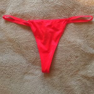 neon pink g string