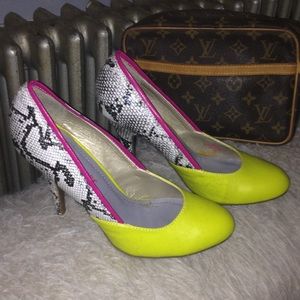 Pink & pepper heels 👠