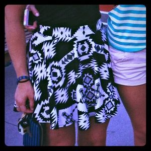 Forever 21 tribal print skirt