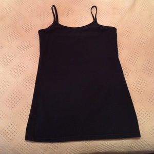 Navy Buckle tank top