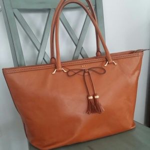 👍🌟SOLD🌟👍Ralph Lauren Leather Dundee Shopper