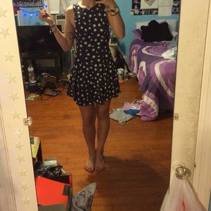 NWOT navy skater girl dress UO