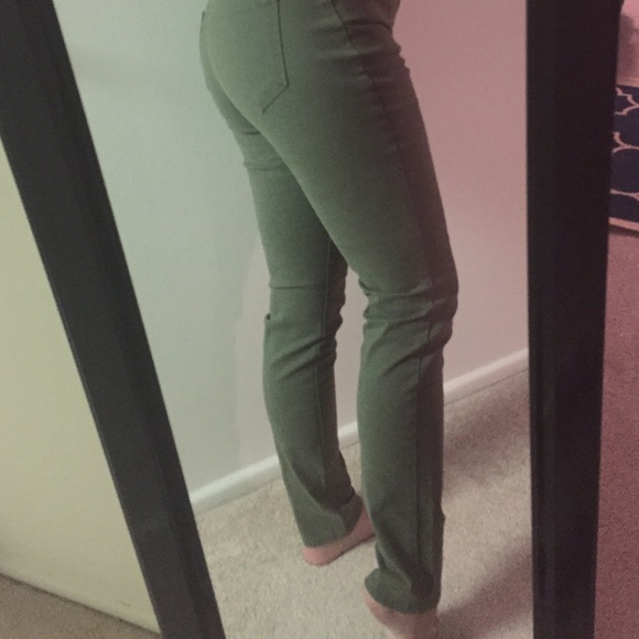 Sage Green Jean Pants by Bindolino Jeans