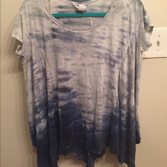 Hard tail forever tie dye top