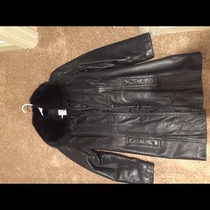 Leather jacket