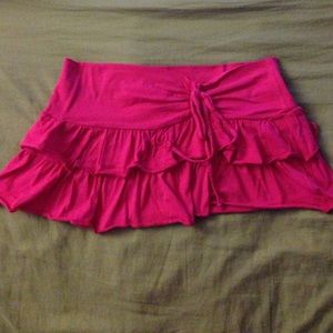 Fun hot pink skirt!