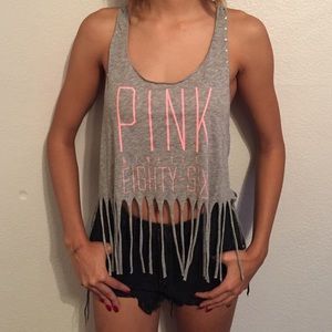 PINK Victoria secret tank