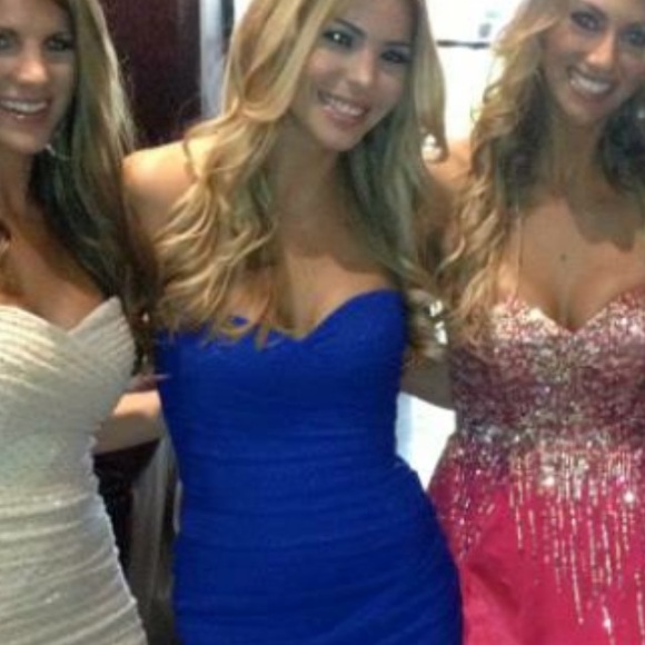 BCBGMaxAzria Dresses & Skirts - BLUE COCKTAIL DRESS