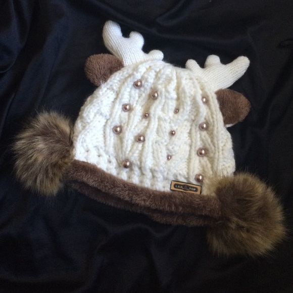 Knit Animal Ear Beanie