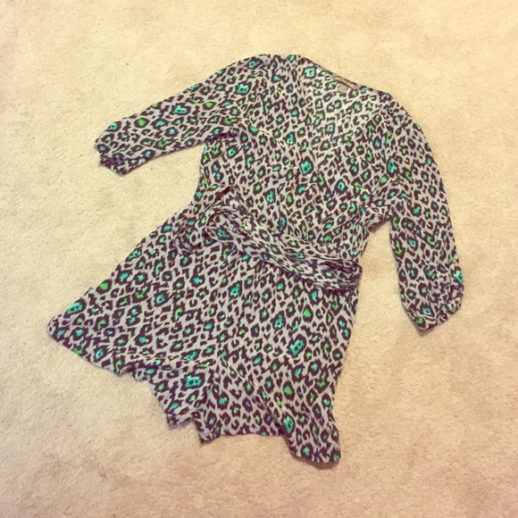 Leopard print romper